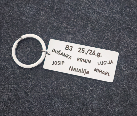 Metalni privjesak - sa gravurom po želji - Slika 4